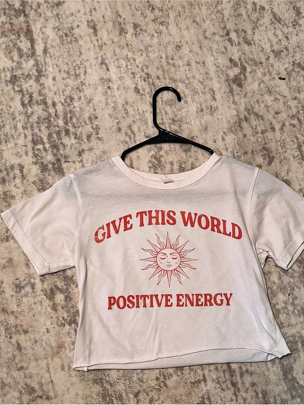 Positive Energy Graphic Tee in Pink